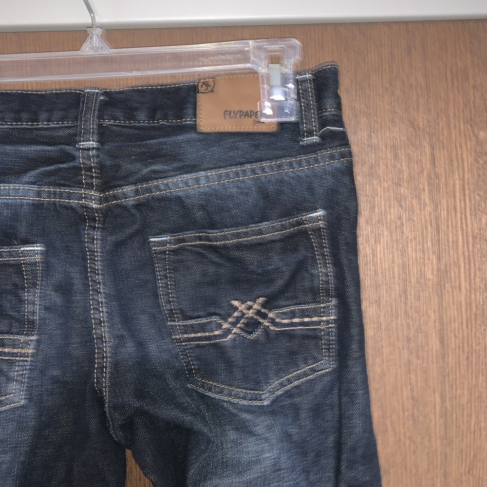 Flypaper Jeans Size 16 Skinny Jeans Denim Y2k  Dark Wash - Picture 4 of 6